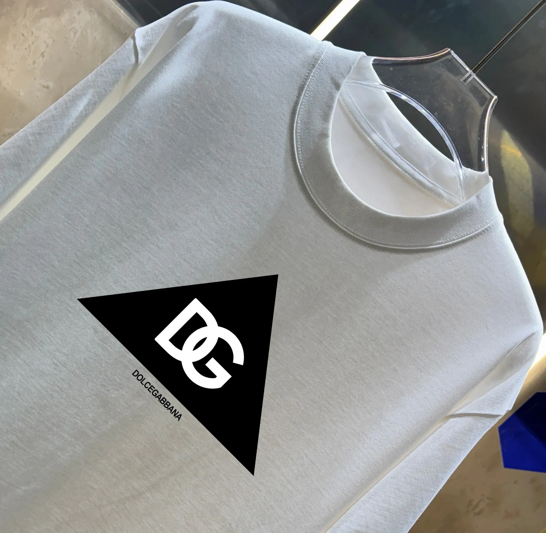 DG/ 2025ss Logo Versatile T Same Style ：Black White Green Purple Size: S M L XL XXL